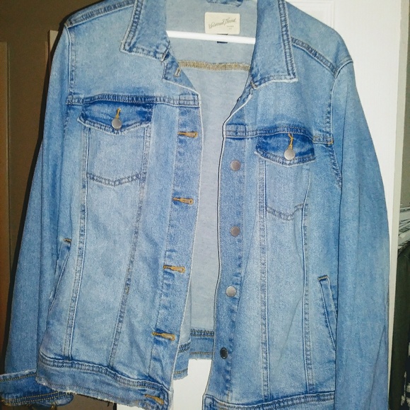 target plus size denim jacket
